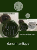 阿拉伯石器。Ruska酱油壶带盖子。