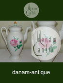 Meissen Porcelain Coffee Pot with Rose Design