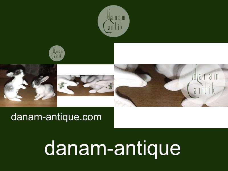 Rosenthal Art Nouveau Figurer af Kaniner