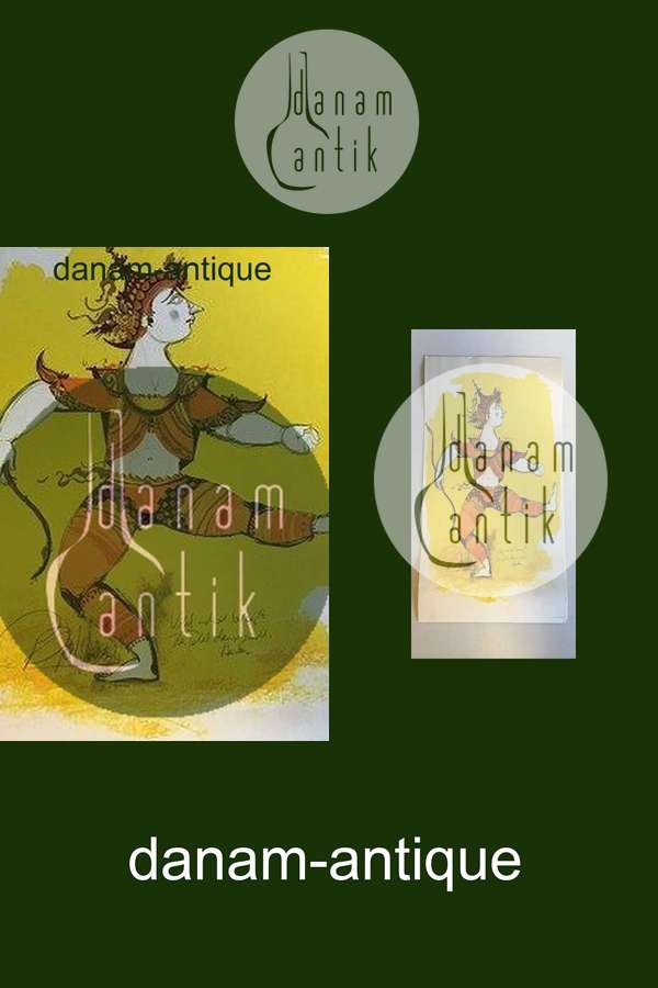 Bjorn Wiinblad Print of Dancer