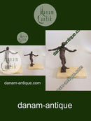 Royal Copenhagen Bronze statuette Sterett-Gittings Kelsey Fodboldspiller fra 1976