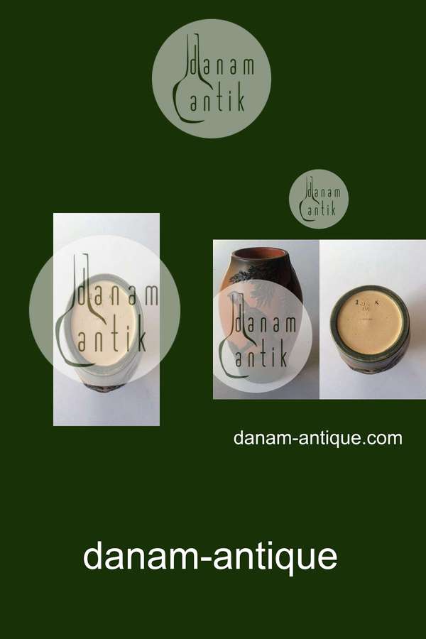 P. Ipsen Vase med urfugl No 450 XL