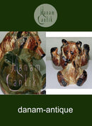 Arne Ingdam Bär Figur 12,5cm und markiert Ingdam und Unika