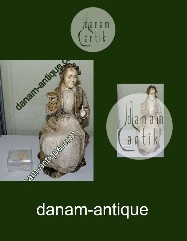 Axel Locher Figur af Sigrid Neiiendam som Gedske Klokkers i Holbergs Barselstuen