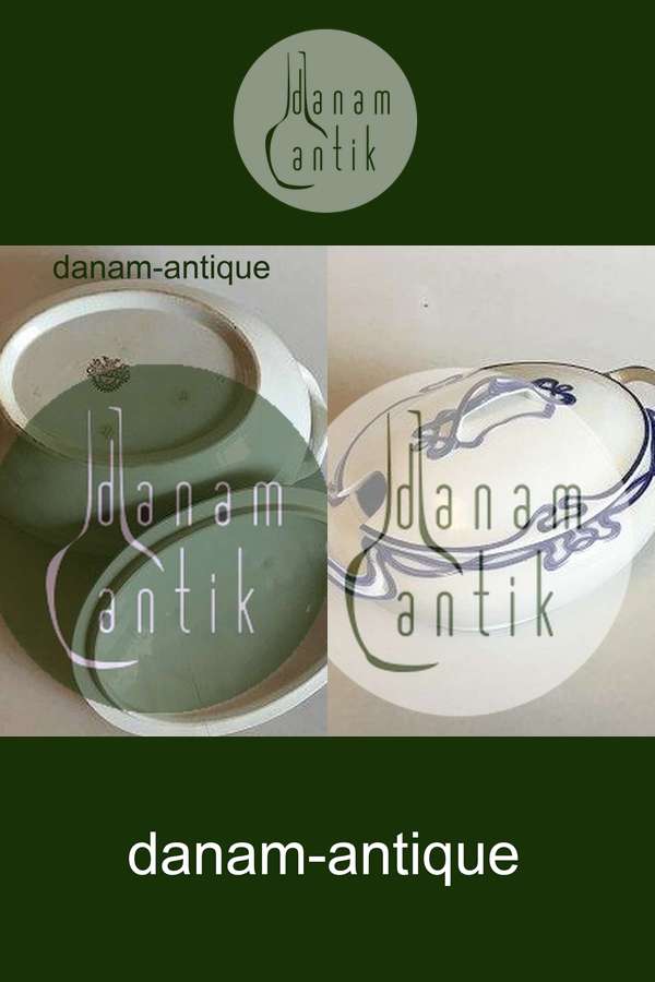 Villeroy & Boch Blå Olga Oval terrin