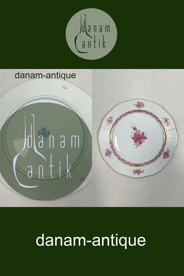 Herend Hungary Apponyi Purpur Spisetallerken No 524