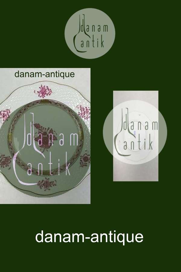 Herend Hungary Apponyi Purpur Sidetallerken No 517