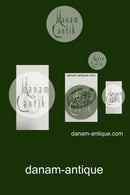 Herend Queen Victoria grøn Lille oval skål