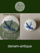 Bing & Grøndahl Porcelæn Broche med Julemotiv