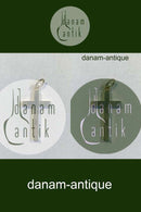 デンマーク製ゴールドクロスペンダント 8Kt.