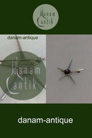 Ray Urban Silber Brosche mit Amethyst Steinen