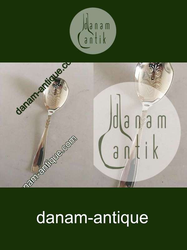 "Rex" Bær Ske i Sølv 18.5 cm. W & S Sørensen