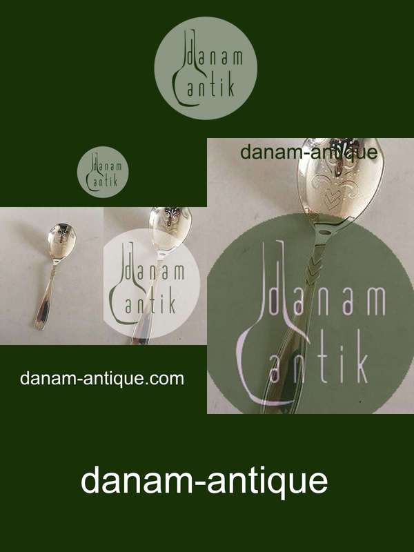 Rex Bær Ske i Sølv. 15 cm. W & S Sorensen