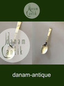 Reichhaltig gemusterter Frigast Silber Dessertlöffel