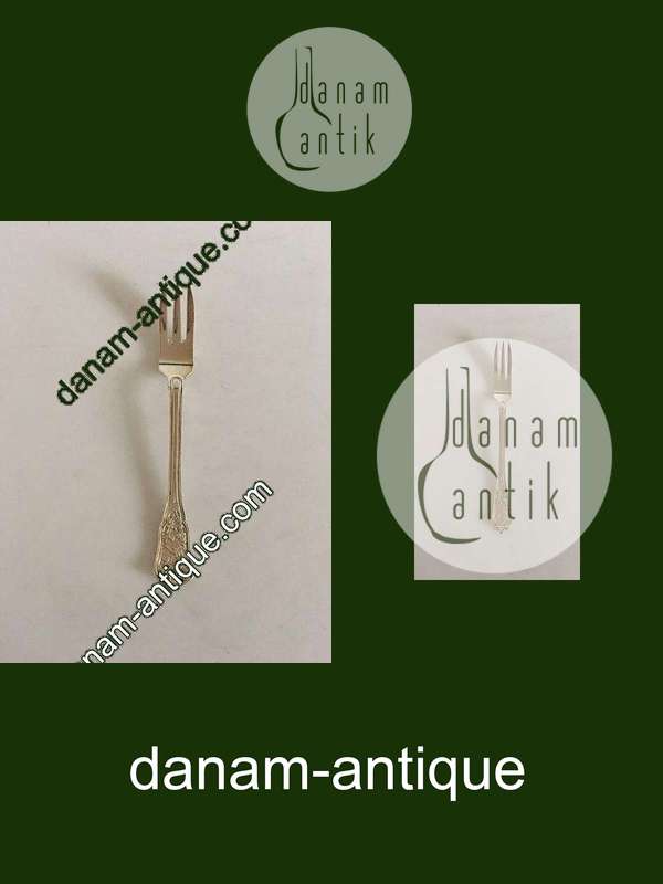 Anton Michelsen Rosenborg Sterling Sølv Kagegaffel