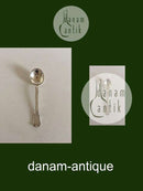 Anton Michelsen Rosenborg Sterling Sølv Lille Bouillon Ske