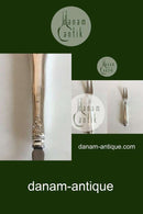 Cohr Saxon Meat Fork in Silver and Stainless Steel