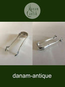 Fransk Lilje Sukkertang i Sølv.