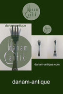 Fransk Lilje Sølv Kagegaffel O.V. Mogensen