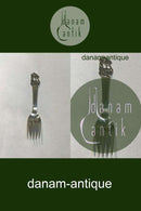 H.C. Andersen Märchen Kindergabel in Silber. Der unerschütterliche Zinnsoldat