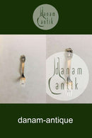 H.C. Andersen Eventyr Barnegaffel Sølv. Kejserens nye Klæder Horsens