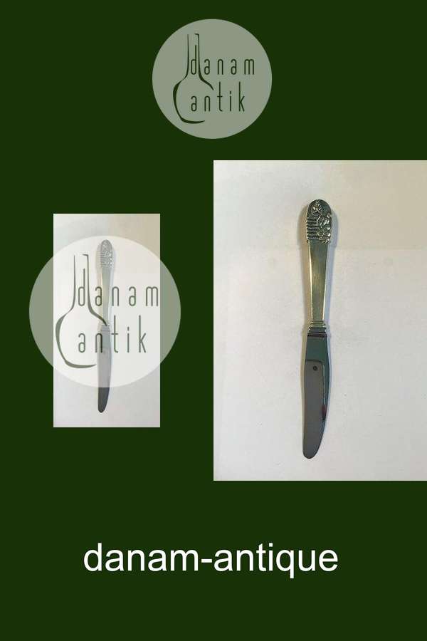 H.C. Andersen Eventyr Barnekniv i Sølv. Prinsessen på Ærten.