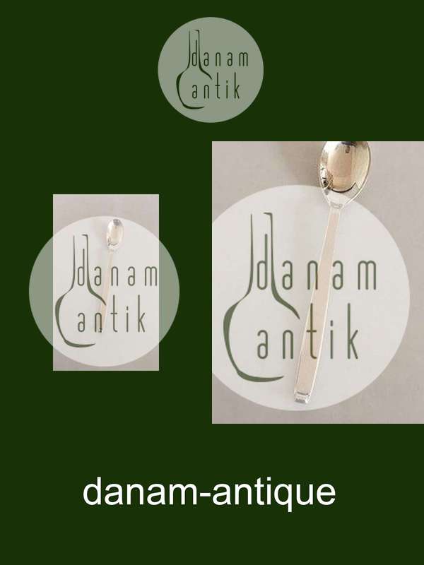 Evald Nielsen No. 29 Sølv Teske, Rund Form