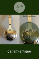 Evald Nielsen Sterling sølv Sovseske med  håndtag af Elfenben