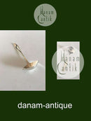 Delt Lilje Silver Gravy Ladle Frigast