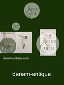 Delt Lilje Sølv Smør / Fløde Ske Frigast