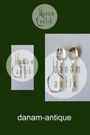 Cohr Dobbeltriflet Sølv 830S og Rustfrit stål Lille Salatsæt