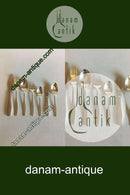 Hans Hansen Sterling Silver Charlotte Flatware set for 8 persons, 56 pieces