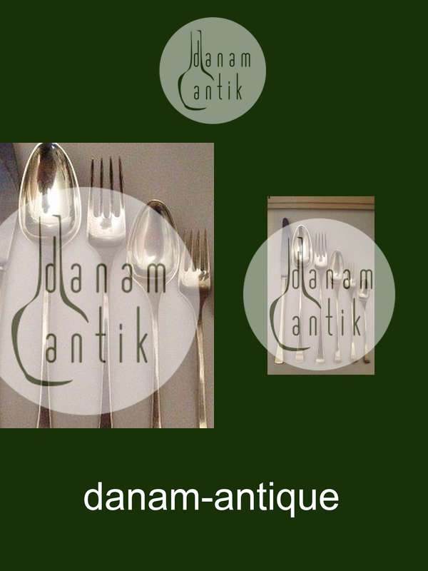 Hans Hansen Sterling Sølv Bestik Kristine 36 Dele Karl Gustav Hansen