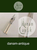 Hans Hansen Kristine Forskærersæt Kødgaffel og Kniv i Sterling Sølv og Rustfrit Stål