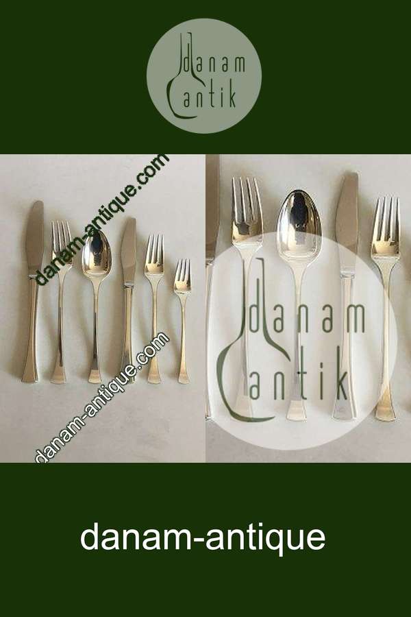 Hans Hansen Sterling Sølv  Kristine bestiksæt til 8 personer, 48 dele.