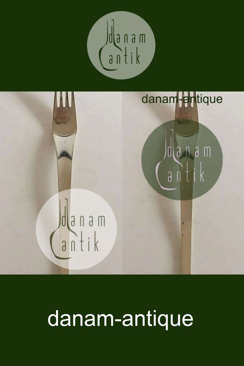 Hans Hansen Linje Sterling Sølv Frokostgaffel