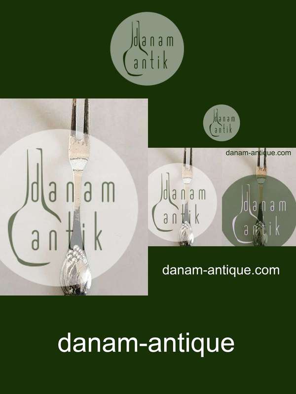 Evald Nielsen No 6 Pålægsgaffel i Sølv