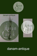 Evald Nielsen No. 16 Stor Pålægsgaffel i Sølv