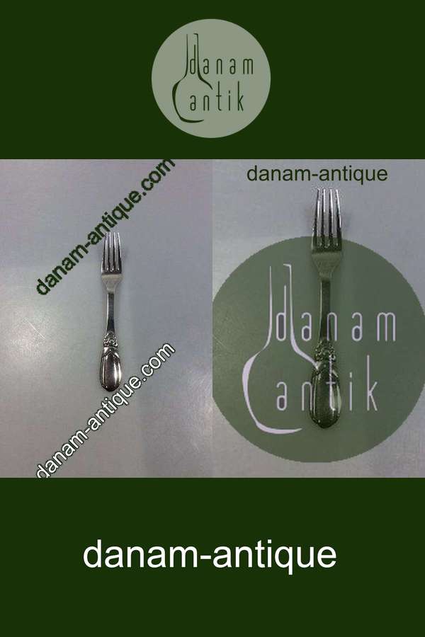 Evald Nielsen No. 16 Frokostgaffel i Sølv