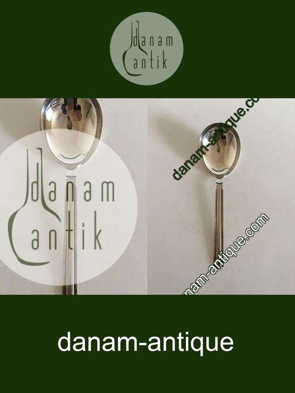 汉斯-汉森传家宝银质18号纯银大餐勺