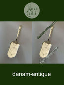 Großer Lagkage Servierlöffel in Silber mit schönen Mustern von 1913