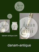 Großer silberner Servierlöffel aus Island von GAJ