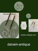 F. Hingelberg sterling sølv Salatsæt med træhåndtag