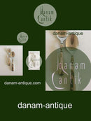 Cohr Olympia Silber Salatbesteck mit Stahlplatte