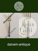 Hans Hansen Arvesølv No. 18 Kødgaffel i Sterling Sølv med Tre Tinder