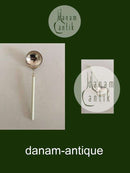 Hans Hansen Amalie Serveringske i Sterling Sølv med Hvidt Plast Håndtag