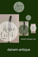 バタフライ シルバーランチナイフ