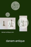 H.C. Andersen Märchenlöffel in Silber. Kleiner Weihnachtsmann und großer Weihnachtsmann