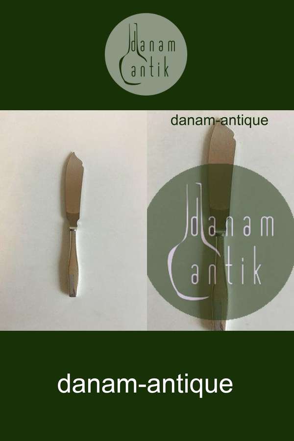 Hans Hansen Sterling Sølv og Rustfrit Stål Charlotte Lagkagekniv