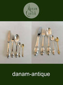 Evald Nielsen Nr. 6 Silberbesteck für 12 Personen 54 Teile.